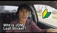 True Meaning of JDM Leaf Sticker - Vlog #2