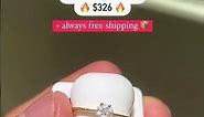 affordable diamond gold promise ring cute gift