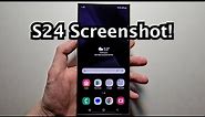 How to Screenshot & Long Screenshot - Samsung Galaxy S24 / S24+ / S24 Ultra