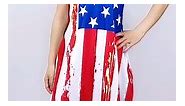 American Flag Dress For 4th of July