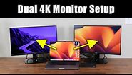 Connect Dual 4K Monitors to your Macbook or Windows Laptop w/ UGREEN Docking Station