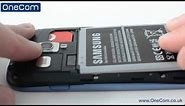 Samsung Galaxy S3 Mini: Inserting a Sim Card and Battery