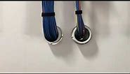 How to neatly bundle Cat6 cables with Velcro and use of J-Hooks