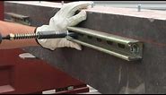 Fastening Unistrut to Concrete Using 3/8" Wedge Anchors BUY AT ANCHORDOGTOOL.COM !!!