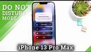 How to Activate Do Not Disturb Mode on iPhone 13 Pro Max – Mute Sounds