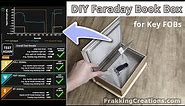 How to make a Faraday box for car keys to prevent keyless car theft, keyless entry relay attack