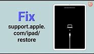 How to Fix support.apple.com/ipad/restore on iPad Air, iPad Pro 2020
