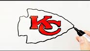 How to Draw the Kansas City Chiefs Logo