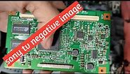sony lcd 32inch negative image/how to fix image sony tv model KLV 32S400A