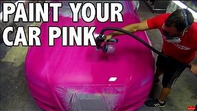 Paint Your Own Car PINK - Tutorial