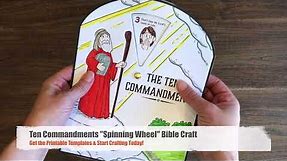 Ten Commandments for Kids Craft