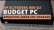 HP EliteDesk 800 G3 SFF (Installing Additional Hard Drive)