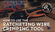 How to use the Ratcheting Wire Crimping Tool - Giant Viking Tools