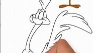 Draw Roadrunner | Looney Tunes