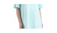 FEREMO 100% Cotton Plus Size Nightgowns for Women Short Sleeve Ladies Sleepwear