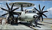 E-2C Hawkeye • Aircraft Carrier Turboprop Plane