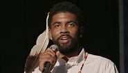 Kyrie emotional addressing Standing Rock Sioux tribe