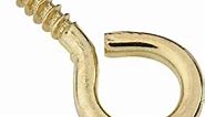 National Hardware N119-289 V2015 Screw Eyes - Solid Brass in Solid Brass, 4 pack