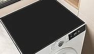 Washer or Dryer Top Mat Cover, Anti-Slip Washing Machine Dust-Proof Top Cover, 23.6'' x 23.6'' Black Washer Dryer Top Covers for Home Kitchen Laundry Room