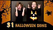 31 Halloween Signs | ASL - American Sign Language