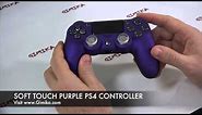 "Soft Touch" Purple Ps4 Custom Controller