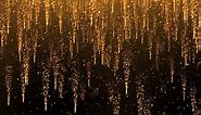 Luxury Gold Glitter Abstract Background Festive Season Celebration Concept Golden Glowing Lines