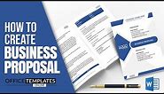 How to Create Proposal for Business in MS Word | Business Proposal Design