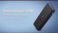 RAVPower PD Pioneer | 15000mAh 18W Portable Charger USB C Power Bank (PB203)