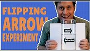 Flipping Arrow Experiment - Refraction for kids