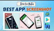 How To Create App Screenshots For Play Store | How To Design App Store Screenshot | Fahim Software's