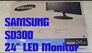 Unboxing: Samsung SD300 Series S24D300HL 23.6-Inch Screen LED-lit Monitor