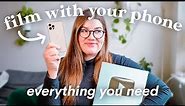 The ultimate guide to vlogging with your iPhone (gear, workflow + more)
