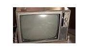Watch a 1968 RCA Victor COLOR TV with remote control!