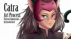 Commission: Catra | She-Ra [Art Process]