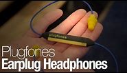 Hands-On WIth Plugfones, the Earplugs That Play Music