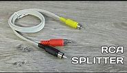 How to make RCA Splitter
