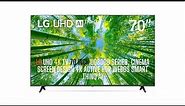 LG UHD 4K TV 70 Inch UQ8000 Series | Cinema Screen Design 4K Active HDR webOS Smart ThinQ AI