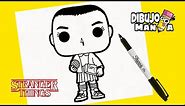 COMO DIBUJAR A ONCE | CE | 11 | STRANGER THINGS | how to draw eleven