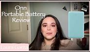 I Tried the Onn Portable Battery Charger | A Review - Laura Garza