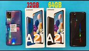 Samsung Galaxy A21s - 32GB vs 64GB Version