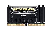 Corsair Vengeance LPX 16GB (2x8GB) DDR4 DRAM 2400MHz C16 Desktop Memory Kit - Black (CMK16GX4M2A2400C16), Vengeance LPX Black, 16GB (2 x 8GB)