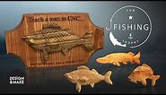 Making a Fun Fishing Trophy | Getting You Started | CNC Clipart Model Project