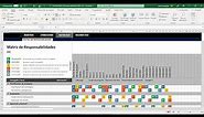 Matriz de Asignación de Responsabilidades en Excel | Matriz RACI 📊