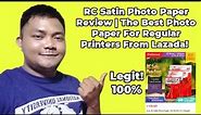 RC Satin Photo Paper Review | The Best Photo Paper! | Teacher Kevin PH