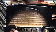1940s 1950s vintage AM radio test - Motorola & Philco