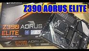 Z390 AORUS ELITE Motherboard 9th GEN First Look and Unboxing |Tech Land