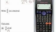 Using a Scientific Calculator