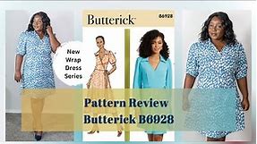 Pattern Review Butterick B6928| Wrap Dress Series
