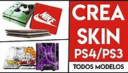 Crear SKIN para Ps3 y Ps4 GRATIS y PERSONALIZADO | Todos Modelos PlayStation (BIEN EXPLICADO 2021)
