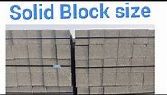 Solid Block Size | concrete solid Block Size | Solid Block weight | Solid Brick Block | Solid Block